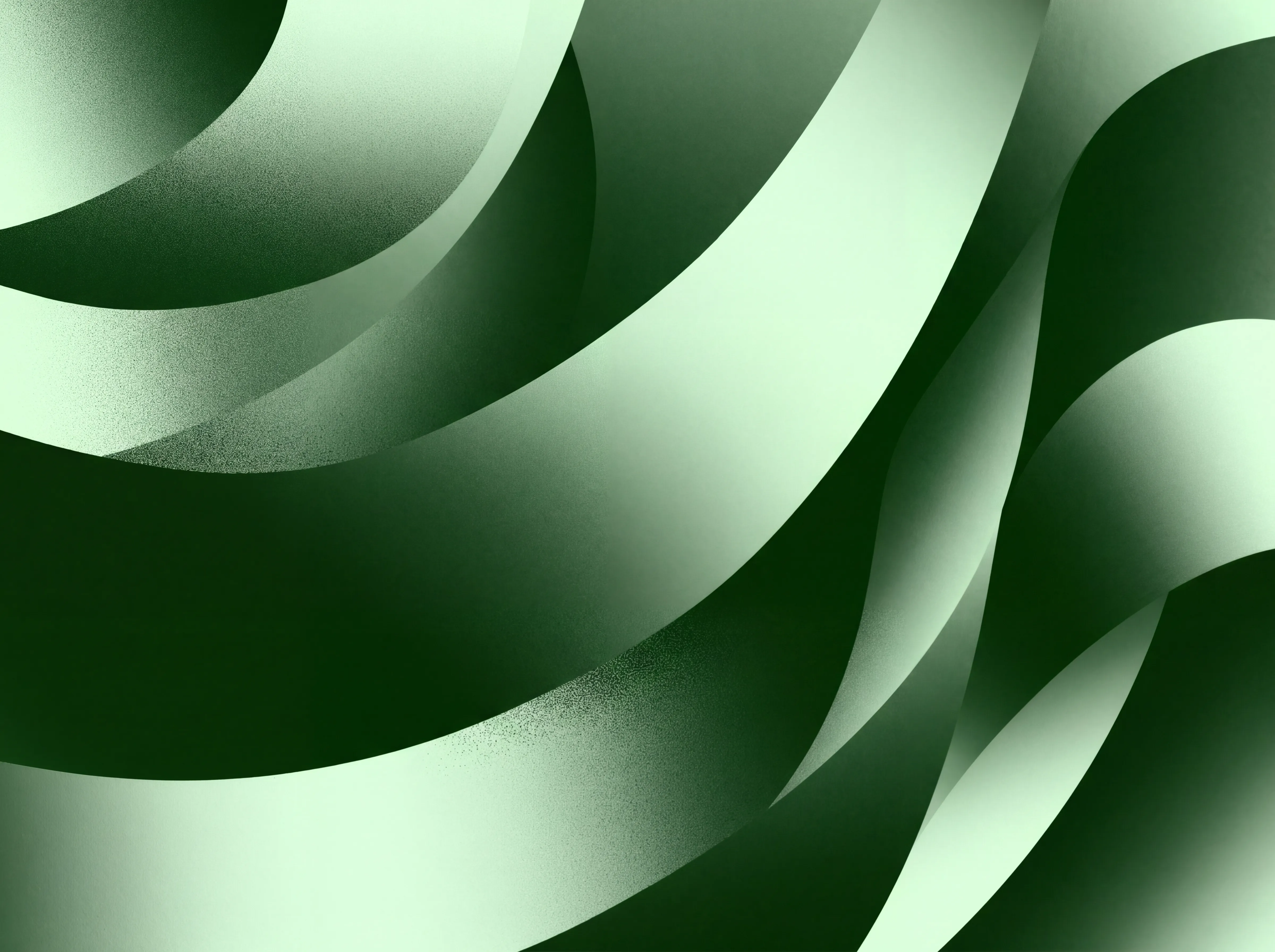 Abstract green flowing texture background