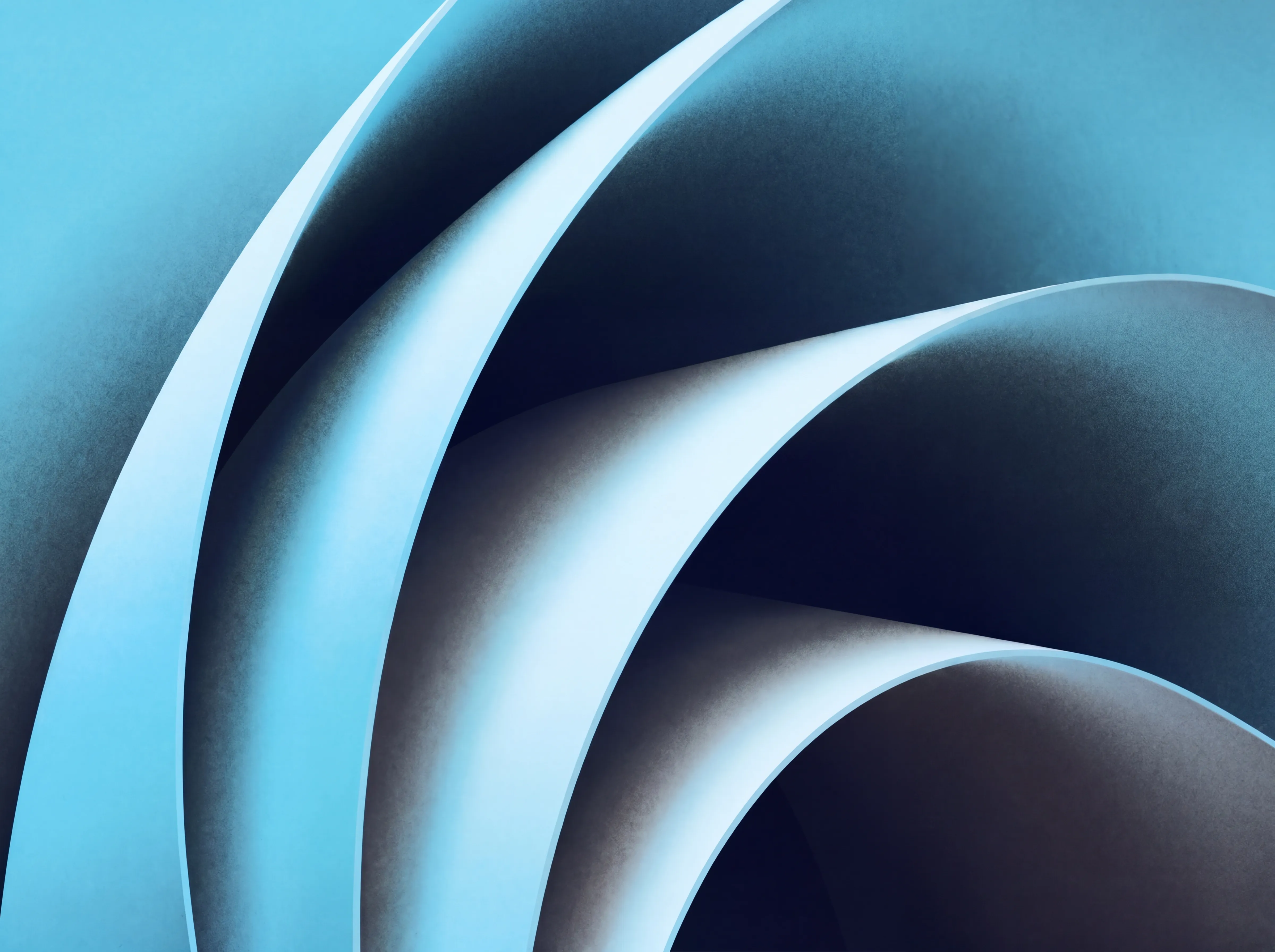 Abstract cyan flowing texture background